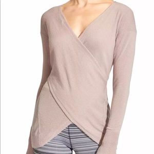 Athleta Nude Cashmere Reversible Sweater